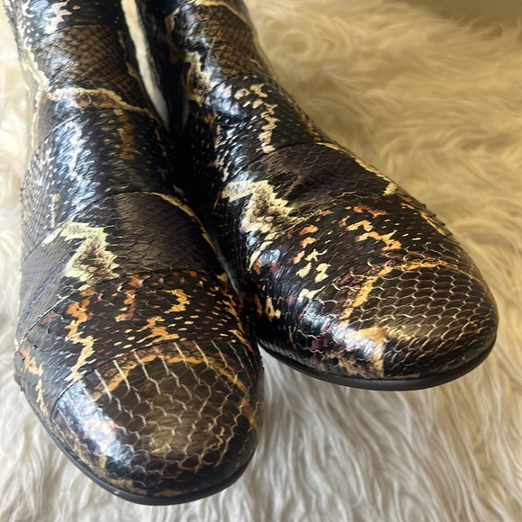 Coach Cassandra Hand painted booties size 7.5 - Picture 11 of 14